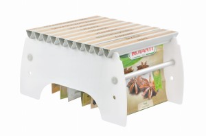 Modern WYSOKI (biały) przyprawnik szufladowy - organizer 